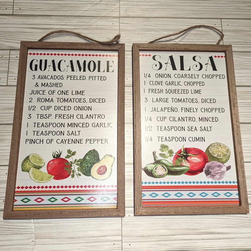 Cute Recipe Kitchen Wall Decor